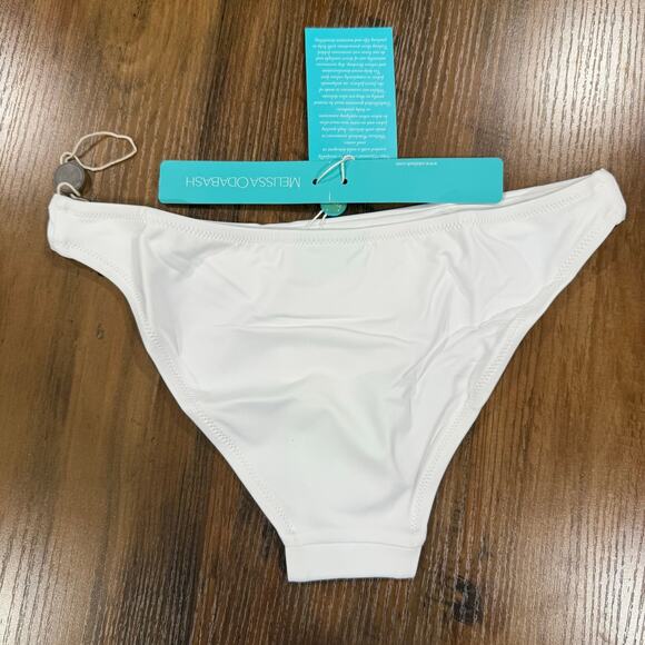 Melissa Odabash Minimalist Salvador Minimalist White Bikini Bottom IT 38 US 2 - Picture 4 of 7